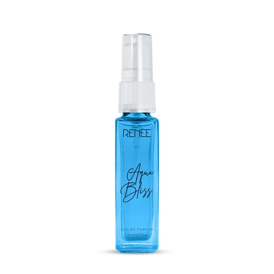 RENEE Aqua Bliss Eau De Parfum, Premium Long-lasting Fragrance With Notes of Lemon, Bergamot, Lily, Nutmeg, Cedar & Patchouli, Scent EDP for Every Occasion, Ideal Luxury Perfume for Women, 8 Ml
