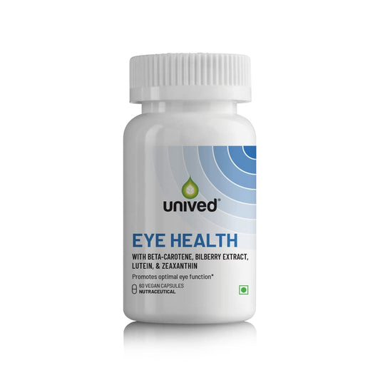 Unived Eye Health | Lute-gen® & Zea-Gen® (Lutein : Zeaxantin), Grape Seed Extract, Vegan Vitamins D3, B12, A, and Zinc | for Macular Degeneration, Blue Light, Dry Eyes, Vision Support | 60 Caps