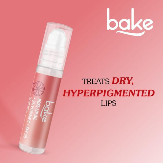 Bake Lip Oil for Shiny, Glossy, Soften Lips, Moisturizing & Nourishing-15gm