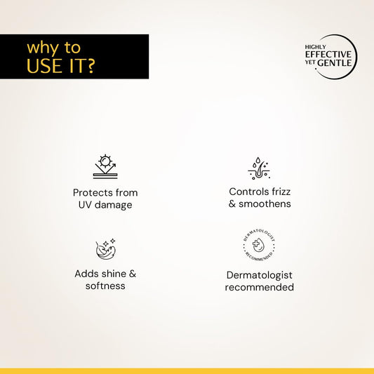 Deconstruct Keratin Treatment Hair Serum For Frizzy, Damaged, Weak Hair | with SPF 50 Protection | Enriched With Keratin & Argan Oil | For All Hair Types | For Women & Men | 50 gm