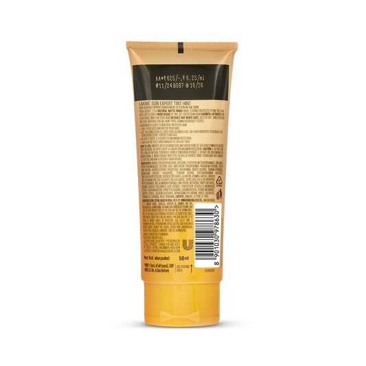 Lakme Sun Expert Tinted Sunscreen SPF 50 PA +++ | Broad spectrum UVA/B protection | Blue light protection | No White Cast | for all dry, oily, normal skin| Matte Finish | 50 ml