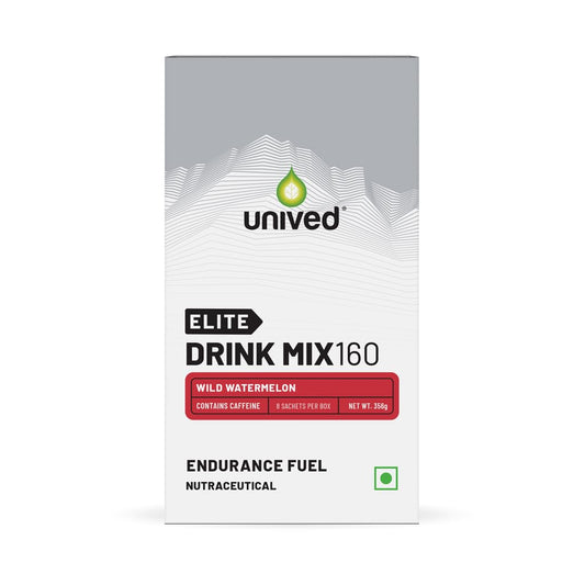 Unived Elite Drink Mix 160 | Isotonic Energy Drink | 2:1 Ratio & 40g Carbohydrates with Betaine & Beta-Alanine | Endurance Athletes Sports Drink
