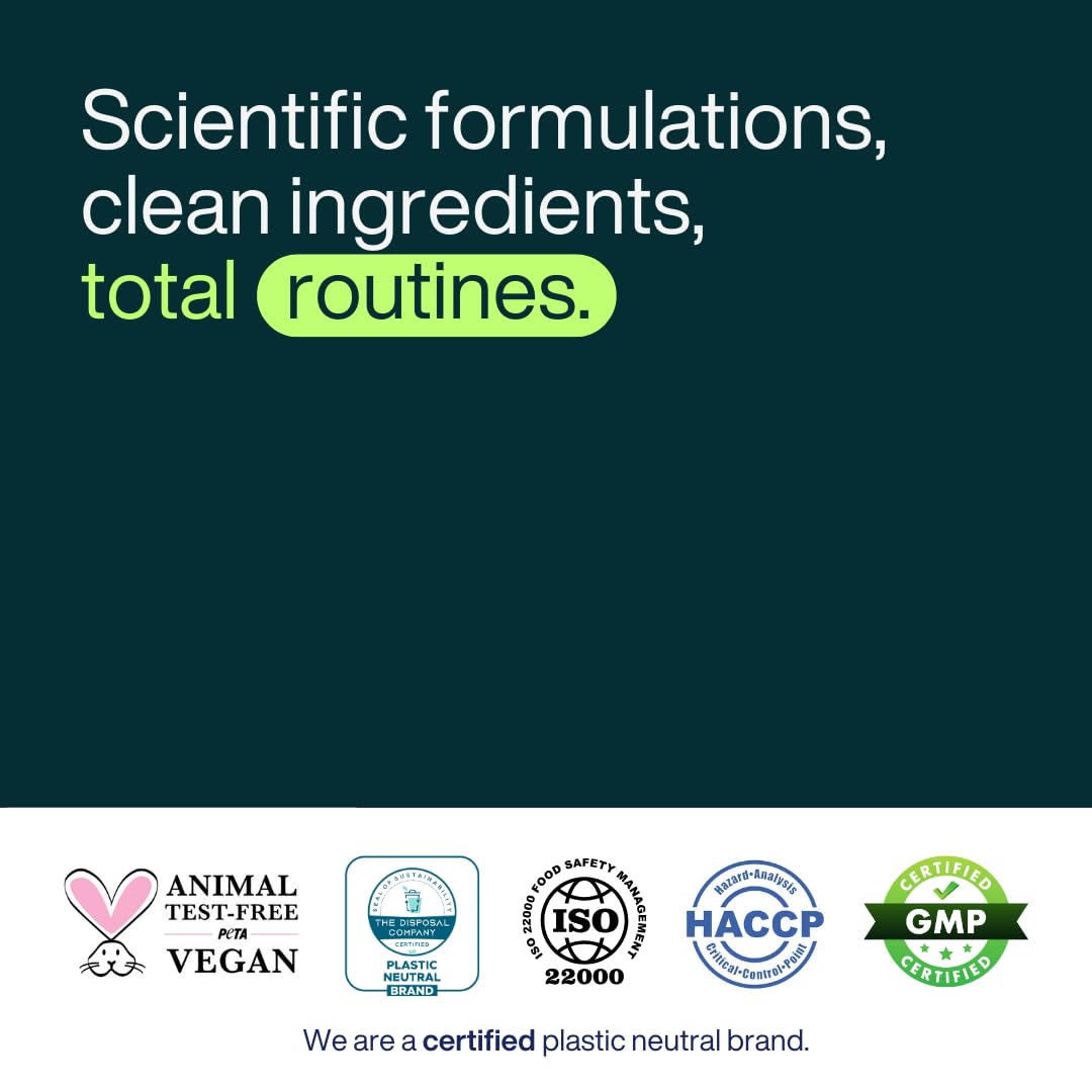 Total Routine Hair Serum for Men - Advanced Formula with 3% Redensyl, 3% Procapil, 4% Capixyl, Saw Palmetto, Collagen & Peptides for Hair Growth & Hairfall Control (50ml - Large)