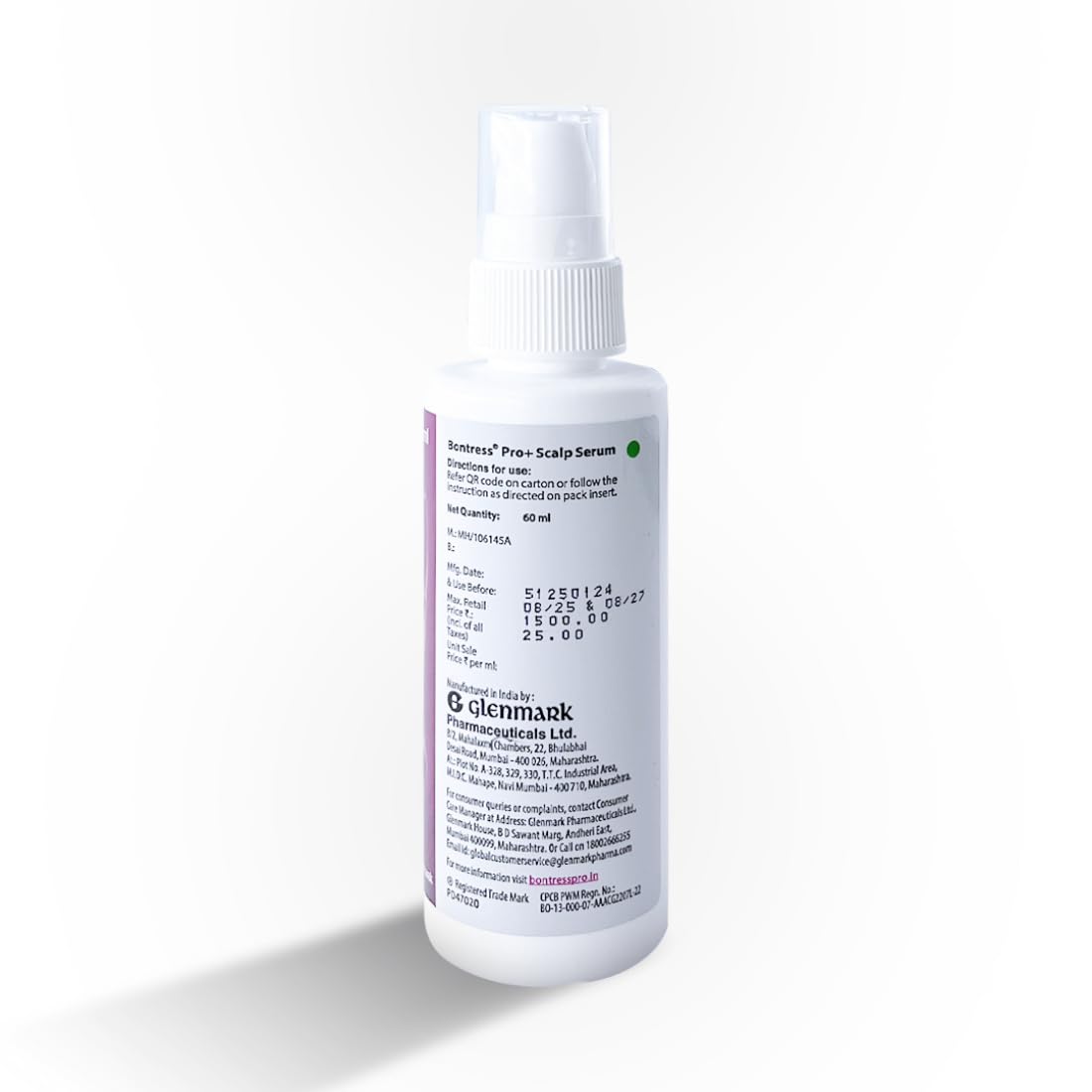 Bontress PRO+ Scalp Serum | Powered by Pro Active Peptides – 5% Capixyl, 3% Redensyl, 3% Anagain, 3% Procapil | Dermat recommended Hair Growth Serum | 94% Users Reported Hair Growth in 28 Days