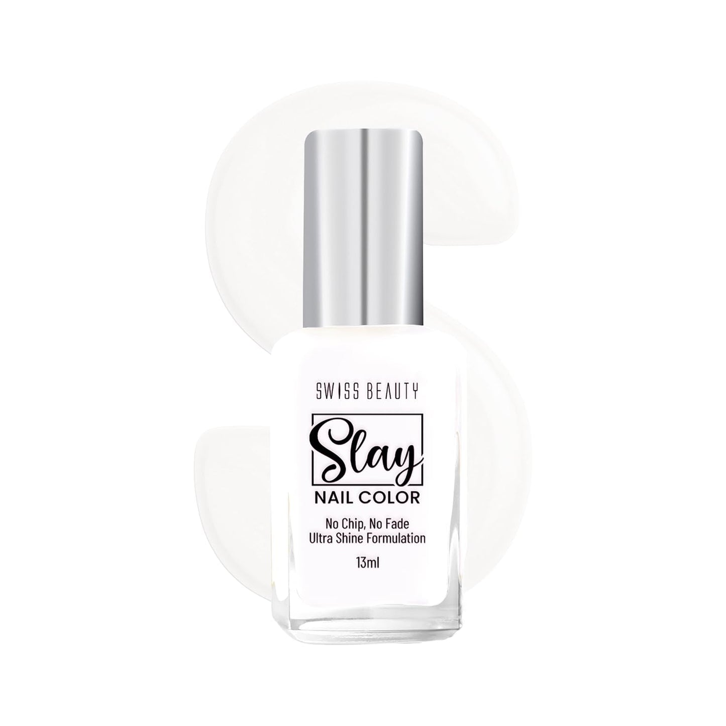 Swiss Beauty Slay Nail Colour – Vibrant, Glossy & Long-Lasting - 13 ML, Top Coat