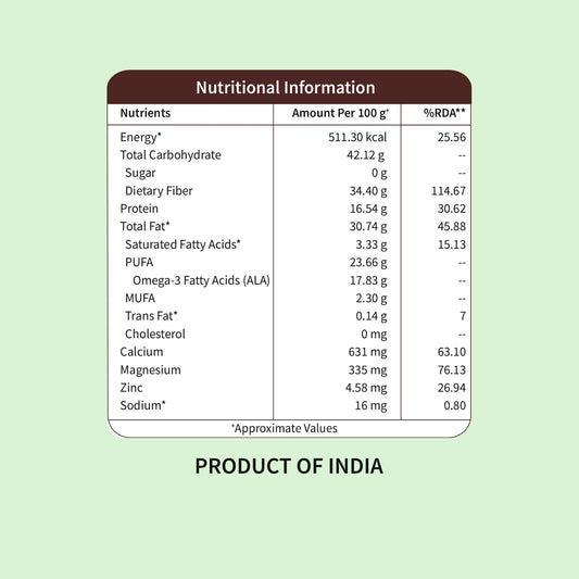 Neuherbs Chia Seeds – 200gm|Raw & Unroasted| Seeds for Weight Management & Glowing Skin| Rich in Calcium, Protein & Fiber with Omega 3| Gluten-Free Healthy Snacks