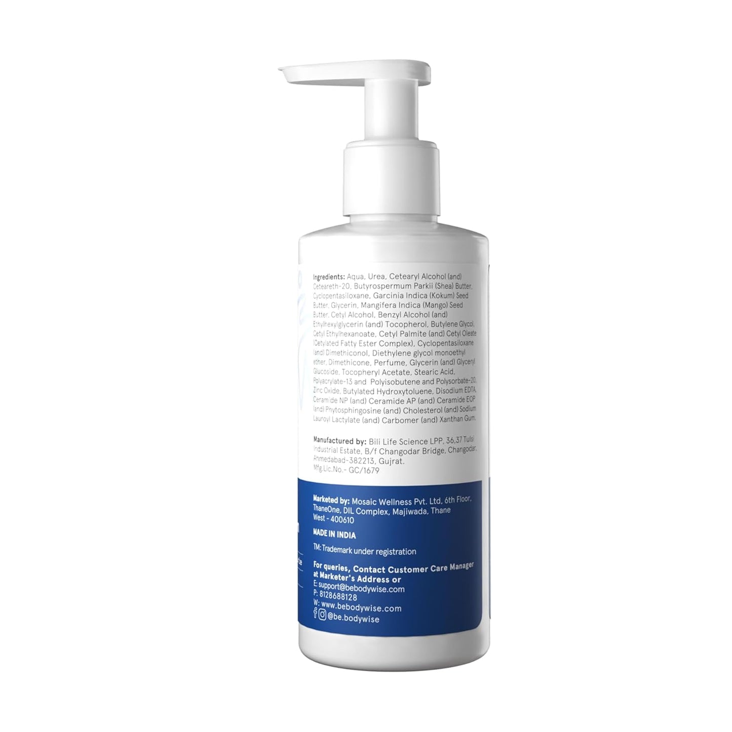 Be Bodywise 20% Urea Body Lotion 300ml | 48 Hrs Moisturization For Very Dry & Flaky Skin| Exfoliates & Repairs Skin Barrier |With Ceramides, Kokum & Mango Seed Butter | Non-Greasy & Lightweight Formula