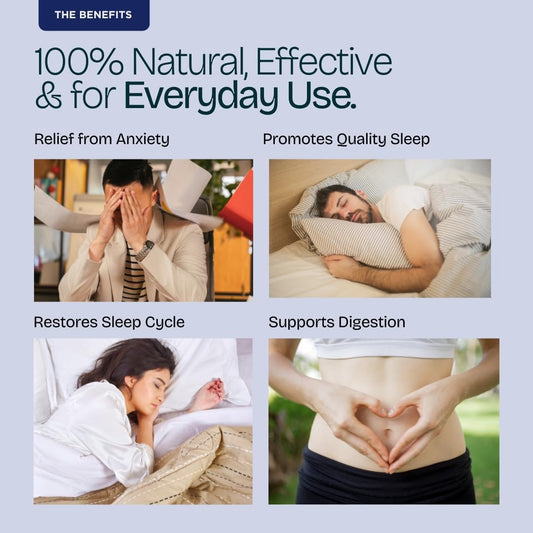 Puretive Sleep Fix Superfoods Mix | Natural Melatonin | Plant Based for Men & Women| For Deep Sleep, Stress Relief with Tagar, Ashwagandha Root, Reishi Mushroom | 100% PURE, Vegan | 100gms