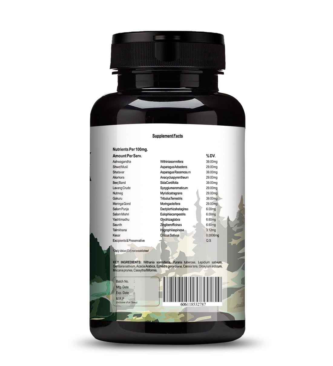 Vokin Biotech Original Height Veda Supreme Formula 90 Capsules (Pack of 1)