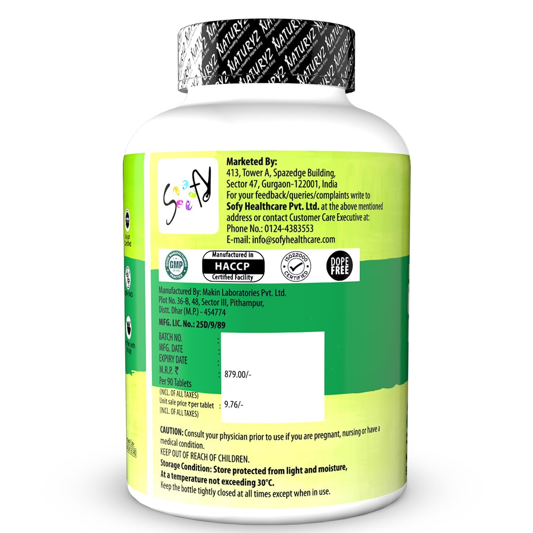 Naturyz VEDA T-MAX Booster with Shilajit, Safed Musli & Ashwagandha | Ayurvedic Strength, Stamina & Energy Support | High Absorption Formula for Men & Women | 90 Tablets
