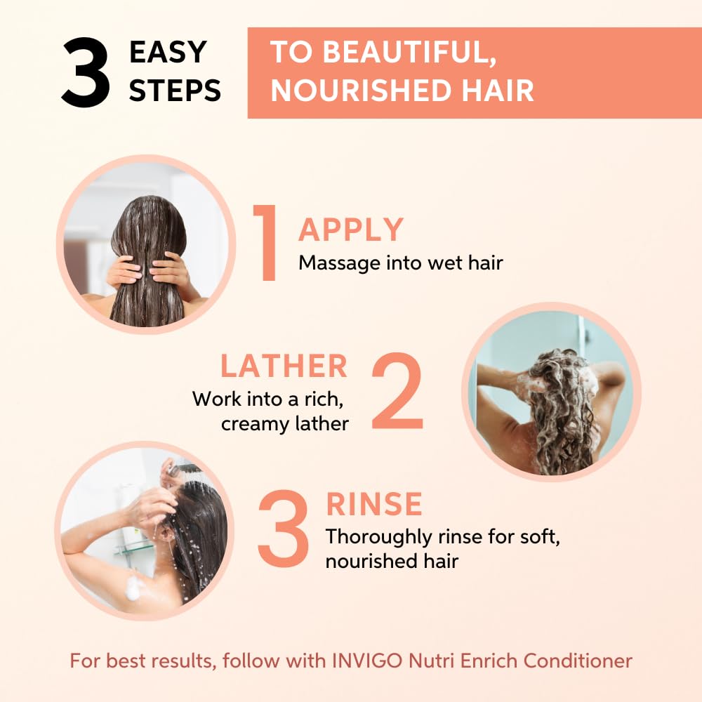 Wella Professionals Invigo Nutri-Enrich Shampoo | Deep Nourishment for Dry, Frizzy & Damaged Hair | 50 ml | With Goji Berry & Vitamin E