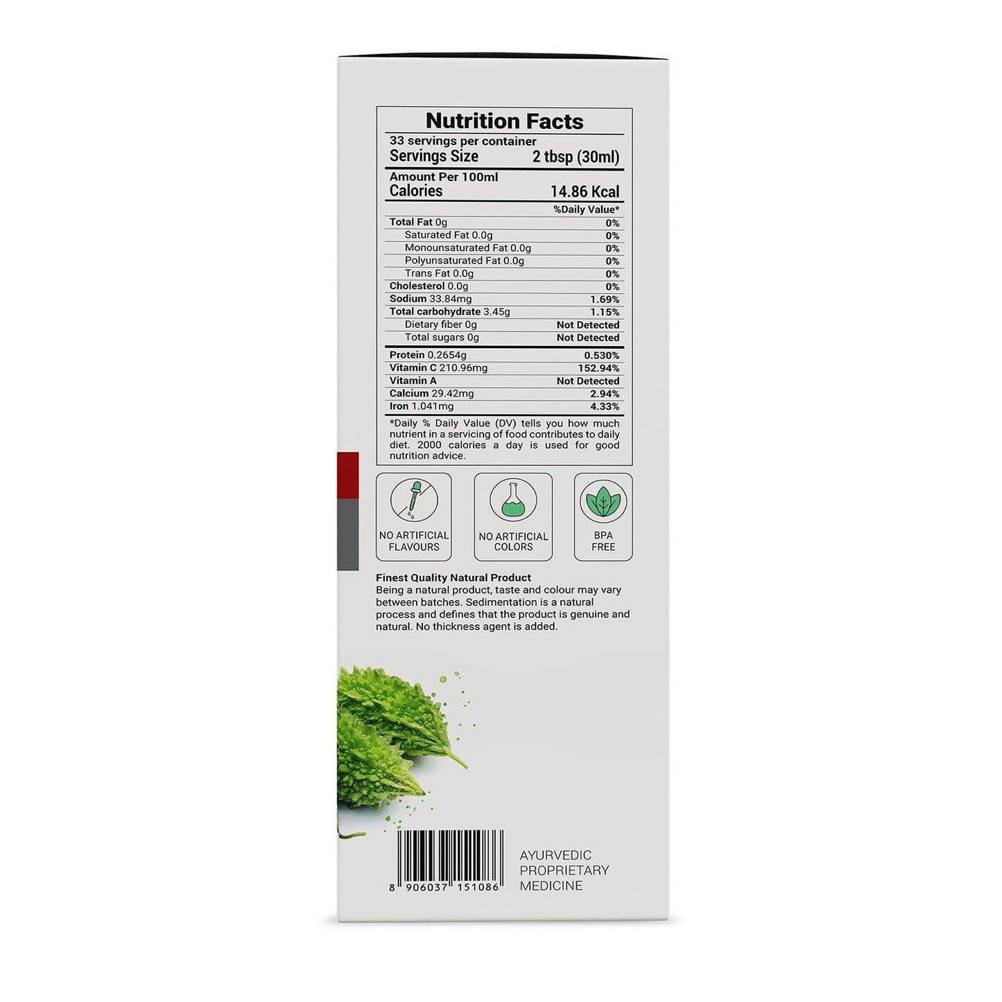 Krishna's Diabic Care Juice - 1L | Clinically Proven Diabetic Care | Blend of 11 Herbs Methi, Amla, Karela, Jamun, Kutki, Guduchi & 5 Other Herbs to Manage Sugar Levels, Clinically Proven
