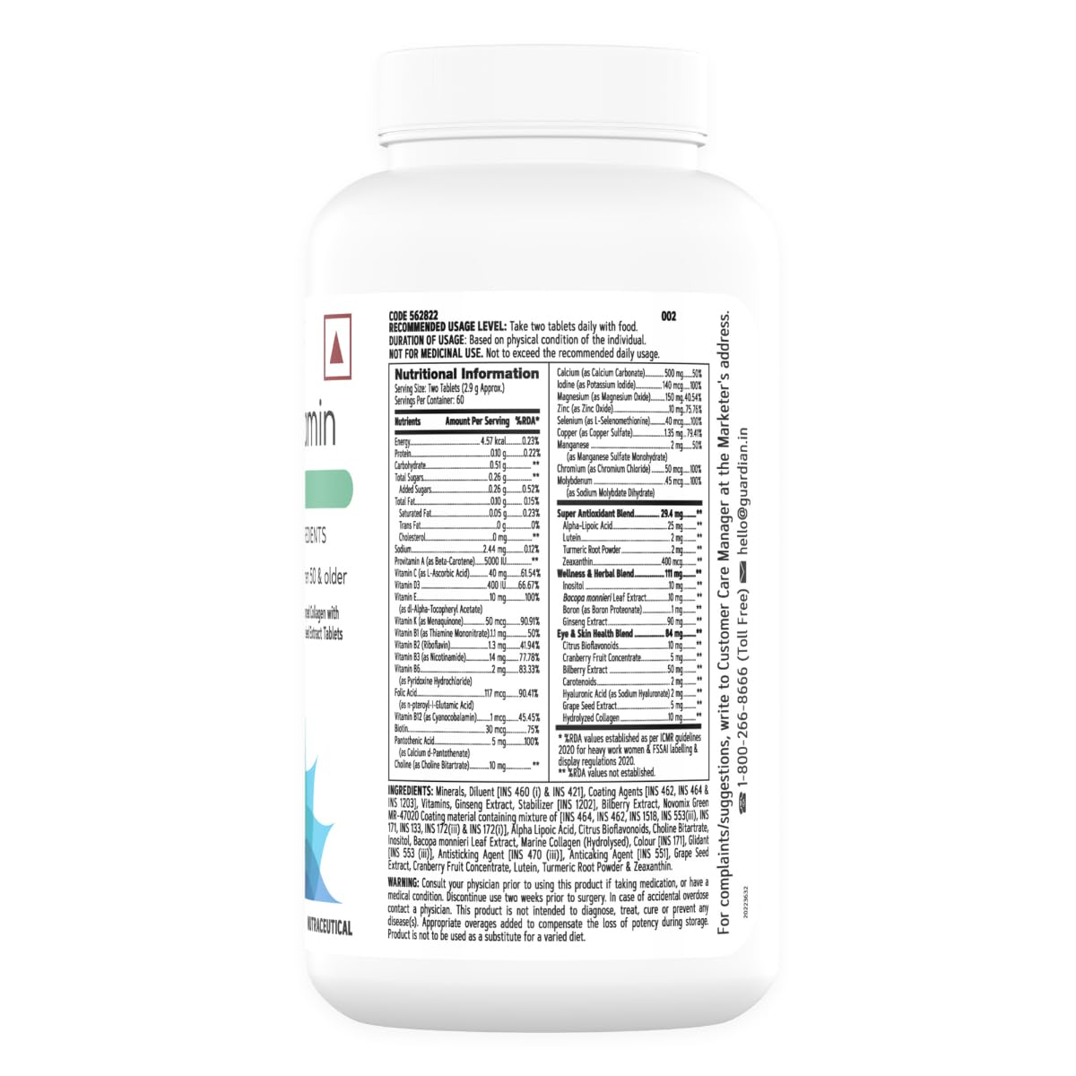 GNC Mega Men 50 Plus Multivitamin | 120 Tablets | 37 Premium Ingredients | Promotes Prostate Health | Boosts Immunity | Protects Heart & Vision | Supports Memory | Formulated In USA