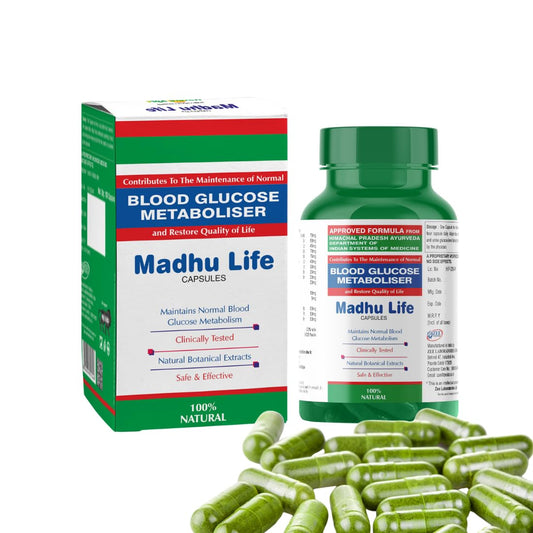 Zeelab Madhu Life Capsules | 100% Natural Ayurvedic Medicine For Diabetes