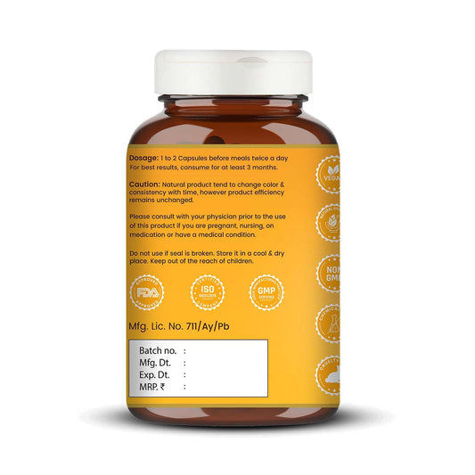Curcumin Capsules for Joint Support Supplement with Piperine & 95% Curcuminoids | Anti-Inflammatory | Turmeric, Ginger & Black Pepper | 60 Veg Capsules (60)