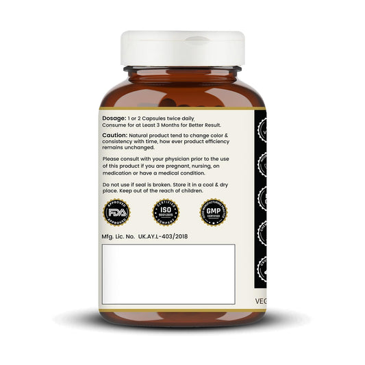 Shilajit Capsules – Natural Support for Energy, Strength & Vitality | Helps Maintain Stamina, Endurance & Wellness | Herbal Supplement | 60 Capsules (Pack Of 1)