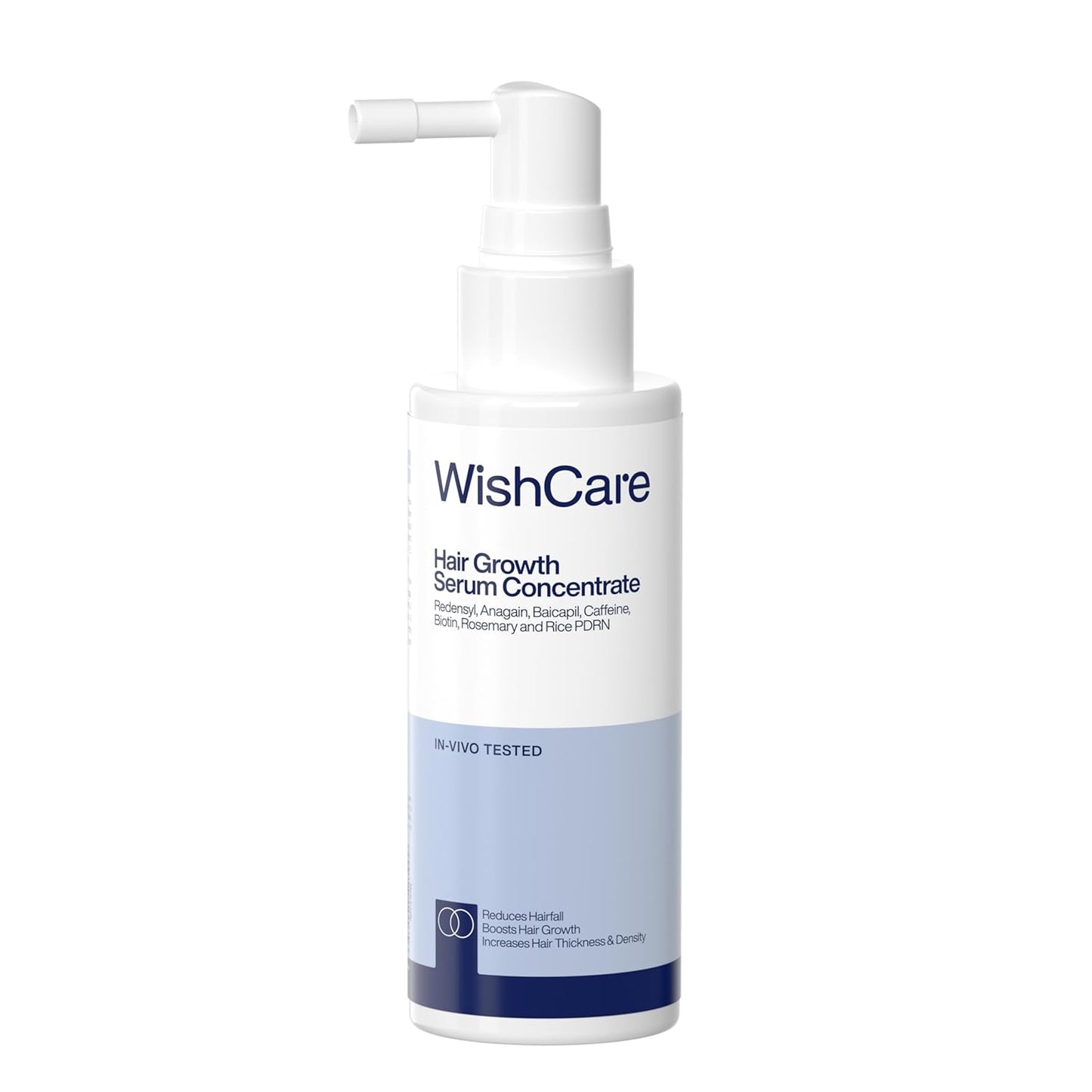 WishCare Hair Growth Serum For Scalp | 94% Saw New Hair Growth | Redensyl & Rosemary Oil | 100% Saw Hairfall Reduction | In-Vivo Tested | For Men & Women | 60ml
