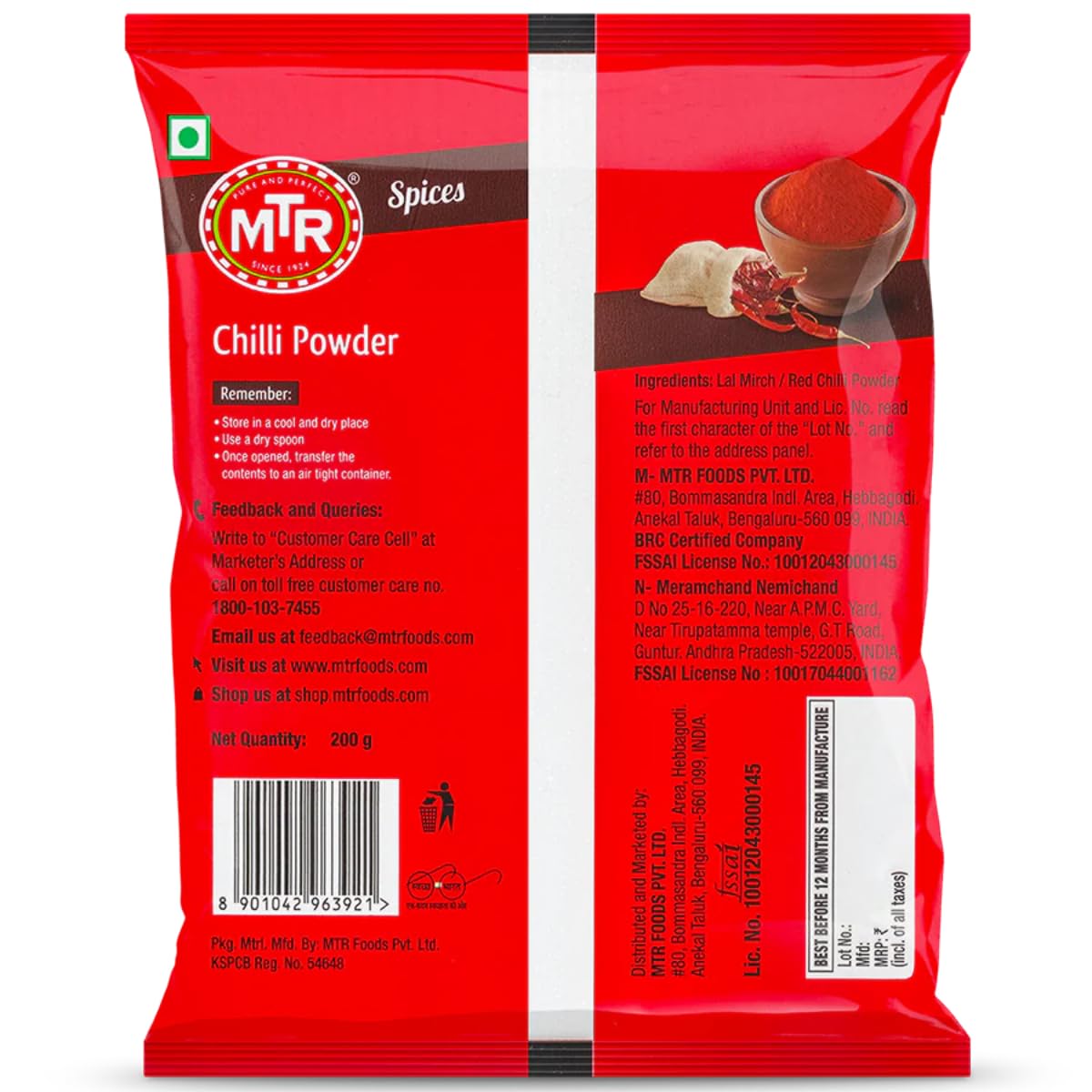 Zoff Red Chilli Powder with Natural Oils | Premium-Quality, Pure & Unadulterated Lal Mirch Powder – Sourced from Hand-Picked Red Chillies | Freshness & Aroma Preserved | Mirchi Powder 500gms