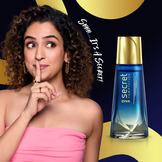 Secret Temptation Diva Luxury Perfume for Women | Long Lasting Smell & Aromatic Woody Fragrance | Eau de Parfum - 50 ml