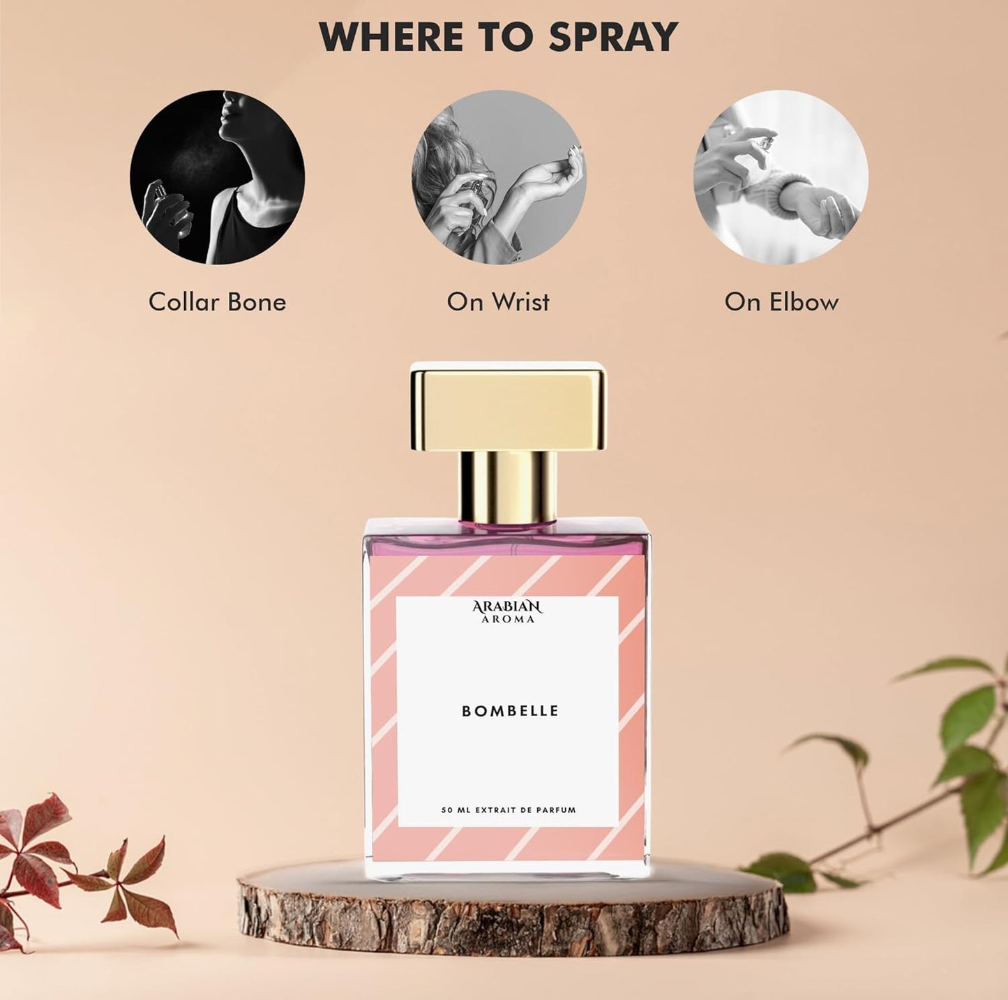 Arabian Aroma Bombelle Eau De Parfum 50ML for Women | Fruity Floral Sweet Perfume | Long Lasting Luxury Fragrance