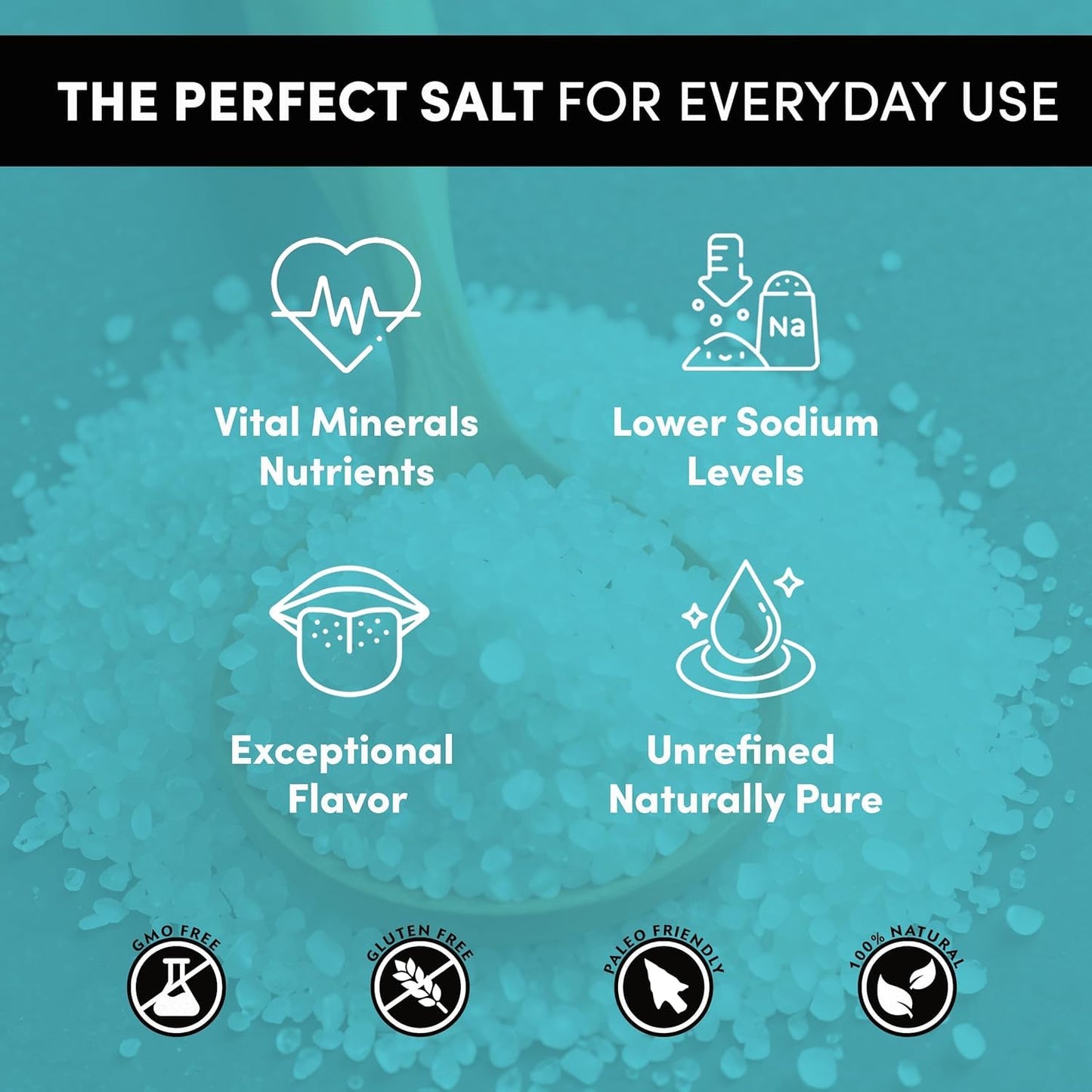 Namo Organics - Organic Celtic Sea Salt (SEL GRIS) - 500g- Premium | Full of Mineral | 100% Natural, Hand Harvested Sea Salt