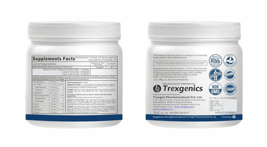 Trexgenics Pure MCT Medium Chain Triglycerides 70% Powder (from Virgin Cogonut) 70:30 C8:C10 Ratio, Rapid Energy, Ketosis Support (250 gram)
