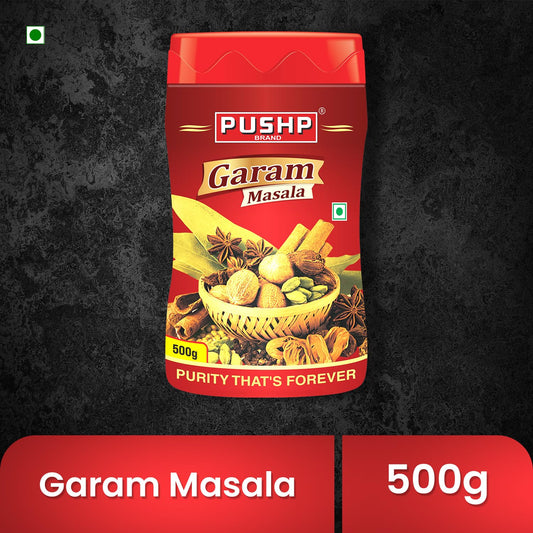 Pushp Brand Garam Masala Jar (500gm)