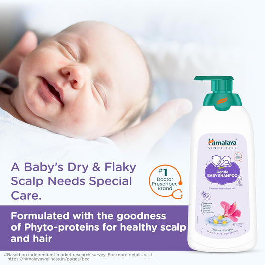 Himalaya Gentle Baby Shampoo 600ml | No Tears formula | Cleanses, softens and nourishes baby's hair