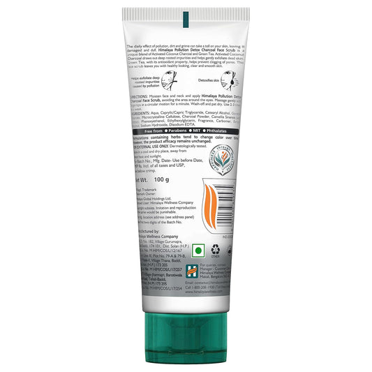 Himalaya Pollution Detox Charcoal Face Scrub | 100g