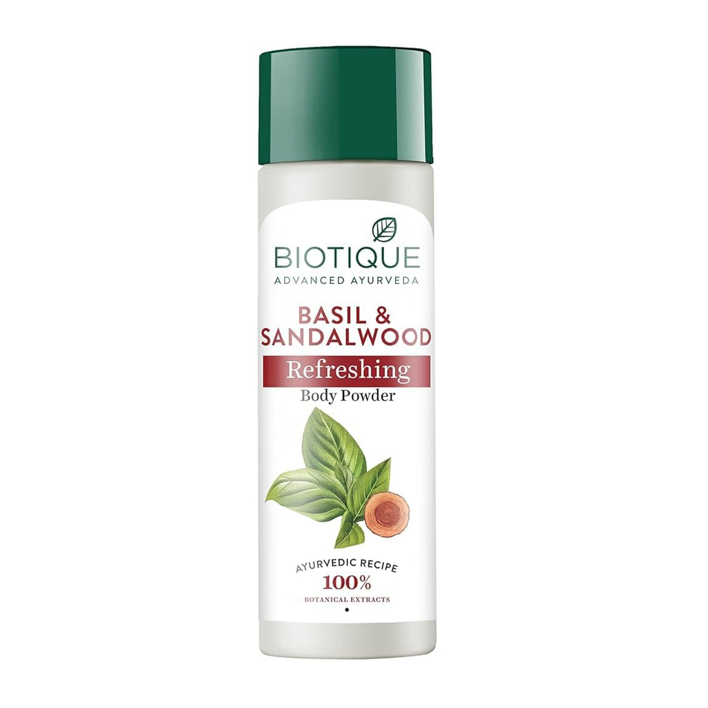 Biotique Basil And Sandalwood Refreshing Body Powder| Ayurvedic And Organically Pure |100% Botanical Extracts | 150G for All