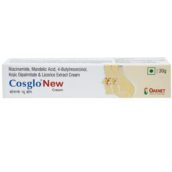 Cosglow Skin Lightening Cream | UV Protection, Anti-Acne Mark, Soothing Skin Tone Corrector (30g, Pack of 1)