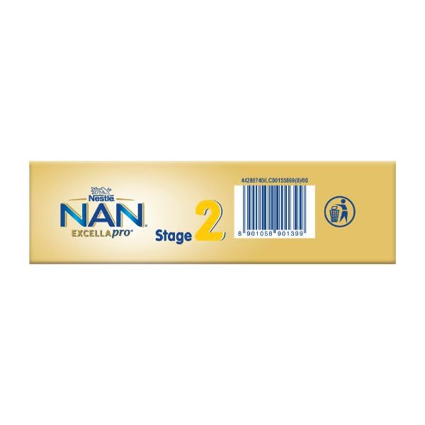 NestlÃ© NAN EXCELLAPRO Nan Stage 2 Follow-Up Formula Milk Powder For Babies, 6-12 months, with DHA, ARA, 400g Pouch in Box