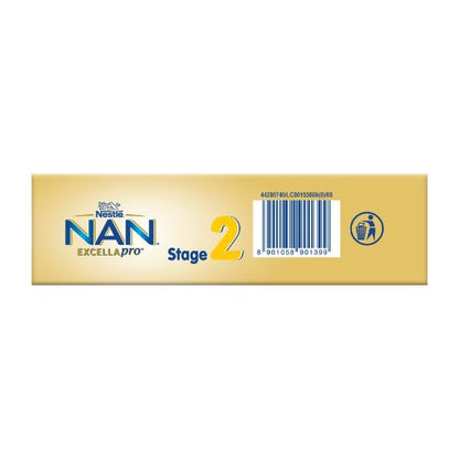 NestlÃ© NAN EXCELLAPRO Nan Stage 2 Follow-Up Formula Milk Powder For Babies, 6-12 months, with DHA, ARA, 400g Pouch in Box