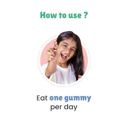 Little Joys DHA Brain Health Gummies For Kids | 7-12 years | 30 Day Pack | Improved Concentration, Mood & Sleep | Packed With 8 Vitamins & Minerals | Multivitamin Gummies For Kids With No Added Sugar