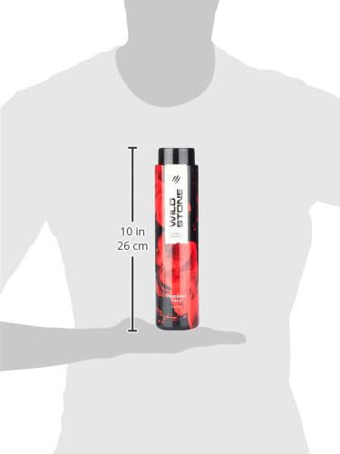 Wild Stone Ultra Sensual Talcum Powder for Men, 400gm, Perfumed Deodorant Talc with Masculine Aromas, Keeps You Smelling Fresh All-day Long