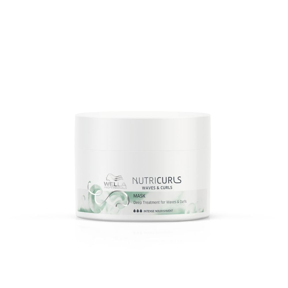 Wella Professionals Nutricurls Deep Treatment Hair Mask for Waves & Curls | 150 ml | Deep Conditioning For Curly Hair | With Jojoba Oil | For Frizz Control
