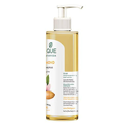 Biotique Almond Oil Ultra Rich Body Wash| Maintains Skinâ€™s Natural pH |100% Botanical Extracts| Soap-Free Body Wash Suitable for All Skin Types | 200mL