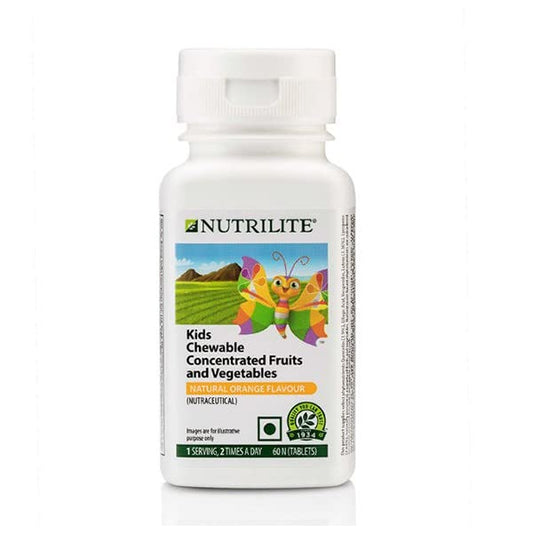 Nutrilite Kids Chewable Concentrated Fruits & Vegetables - 60N Tablets