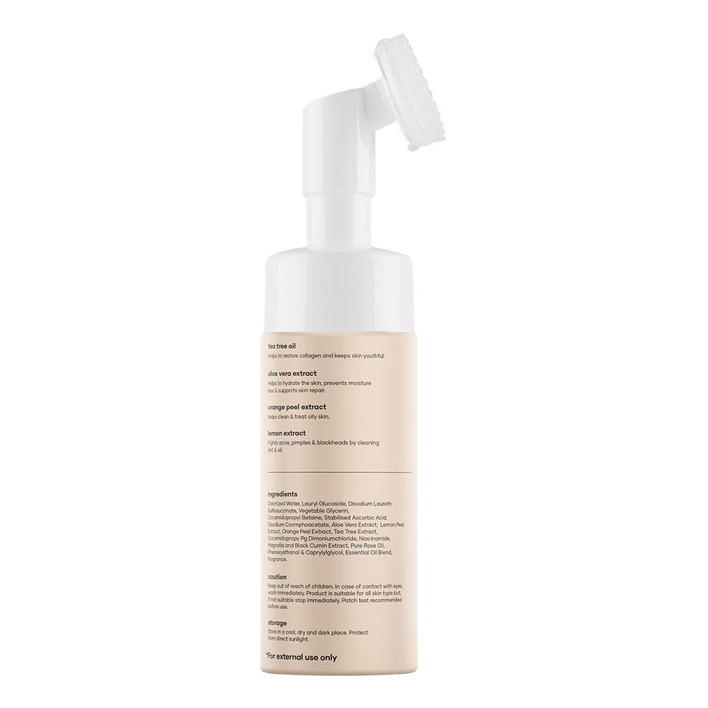 Mars by GHC Skin Care Duo: Foaming Face Wash (120ml) & 5% Vitamin C Face Serum with Niacinamide (30ml) - Infused with Pure Ethyl Ascorbic Acid for Hyperpigmentation & Dull Skin