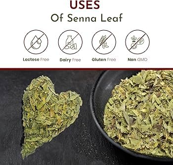 Namoorgaincs - Senna Leaves Dried - 200 g - Make Herbal tea - Alexandrina - Sonamukhi Patta | Sanay Patti - Sonamukhi sana Leaves Crushed