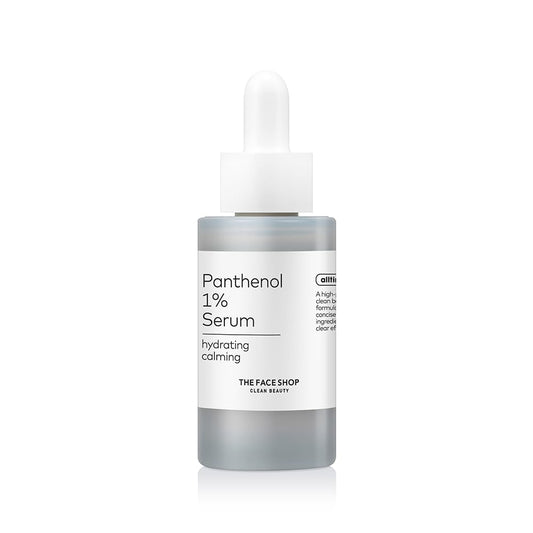 The Face Shop Alltimate Panthenol 1% Serum, 30ml | Deep Hydration & Skin Barrier Strengthening | Lightweight Hyaluronic Acid Serum for All Skin Types | Korean Skincare