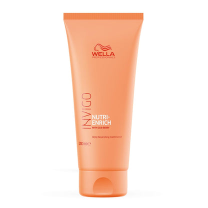 Wella Professionals Invigo Nutri-Enrich Conditioner | Deep Conditioning for Dry, Frizzy & Damaged Hair | 200 ml | With Goji Berry & Vitamin E