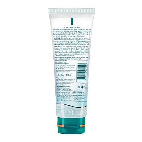 Himalaya Oil Clear Lemon Face Wash, 150ml