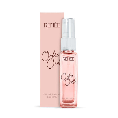 RENEE Ombre Oud Eau De Parfum, Premium Long-lasting Fragrance With Notes of Oud, Rose, Saffron, middle Caramel, and Musk, Scent for Every Occasion, Ideal Perfume for Women, 8Ml