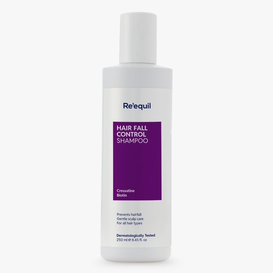 RE' EQUIL Hair Fall Control Shampoo | Reduces Hairfall | Promotes Hair Thickness | All Hair Types | 250ml
