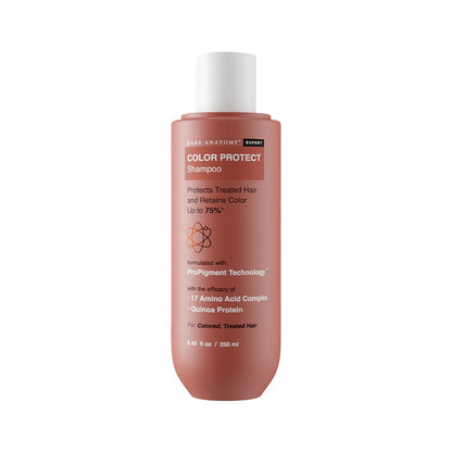 Bare Anatomy Hair Colour Protect Shampoo, Retains Colour Upto 8 Weeks, Repairs Damage With Amino Acid & Quinoa Protein For Dry & Frizzy Coloured Hair For Unisex, 250ml
