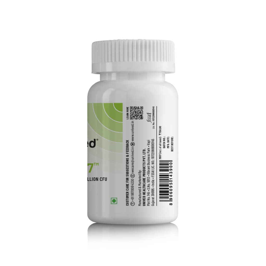 Unived Flora-17â„¢ | Vegan Probiotics with 17 Billion Active Multi-Strain Cultures per Capsule | Digestive, Immune, and Gut Health | for Athletes & Active Individuals | One Month Supply