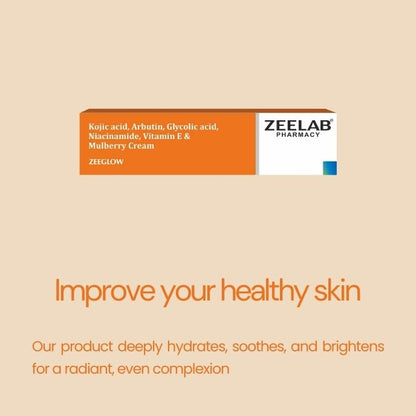 Zeelab Zeeglow Skin Brightening & Hydrating Cream with Kojic Acid & Vitamin E (1)
