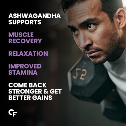 Carbamide Forte Ashwagandha Tablets 1000mg | Organic Ashwagandha Powder Supplements for Men & Women for Stress And Anxiety Relief | Organic Tablets | 60 Tablets