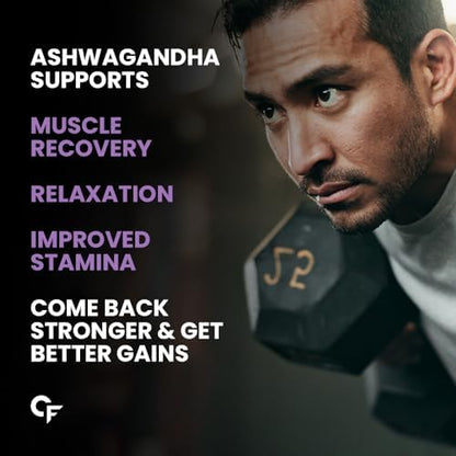 Carbamide Forte Ashwagandha Tablets 1000mg | Organic Ashwagandha Powder Supplements for Men & Women for Stress And Anxiety Relief | Organic Tablets | 60 Tablets